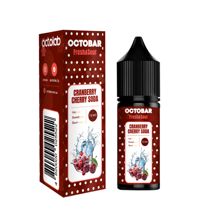 Набор Octobar Fresh & Sour 15ml Cranberry Cherry Soda