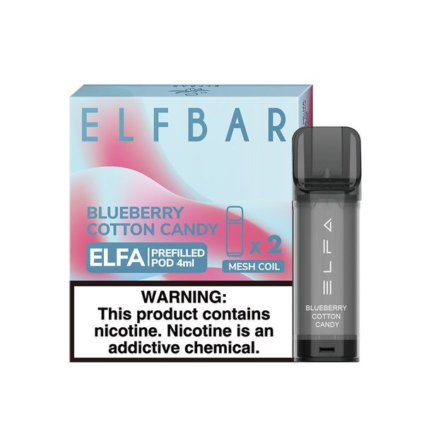 Elf Bar Elfa Pod Blueberry Cotton Candy 4мл