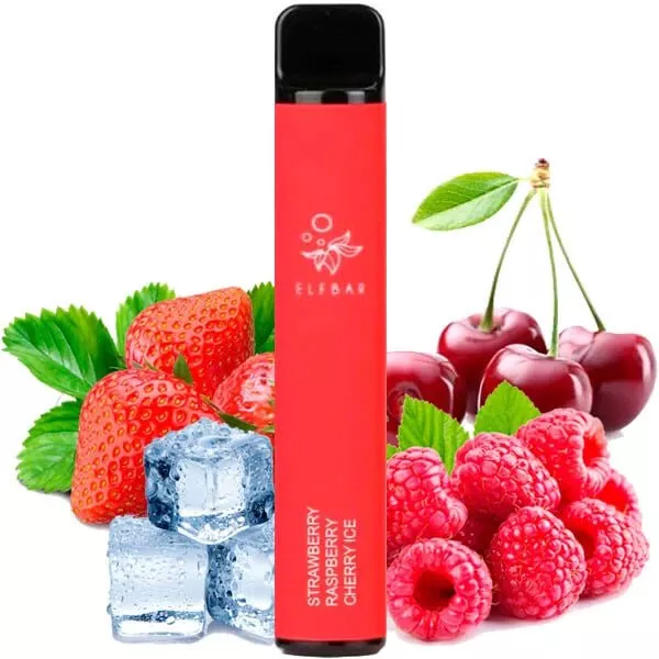 Elf Bar 1500 Strawberry Raspberry Cherry Ice