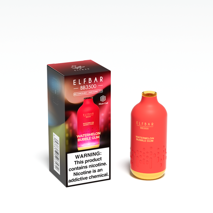 Elf Bar BB 3500 Watermelon Bubble Gum‌‌