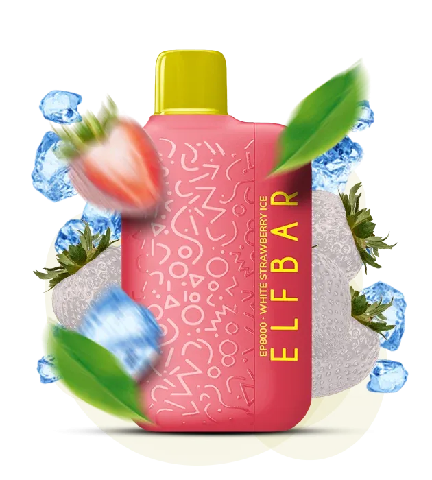 ELF BAR EP8000 White Strawberry Ice