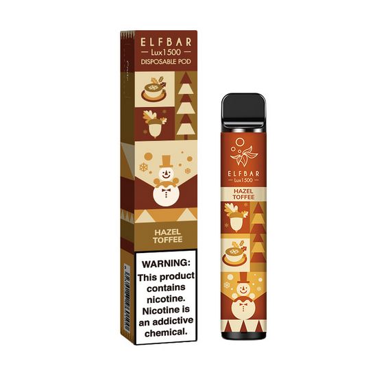 Elf Bar 1500 Christmas Edition Hazel Toffee