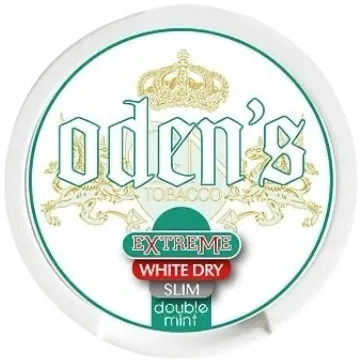 Odens Extreme Slim Double Mint White Dry 22mg