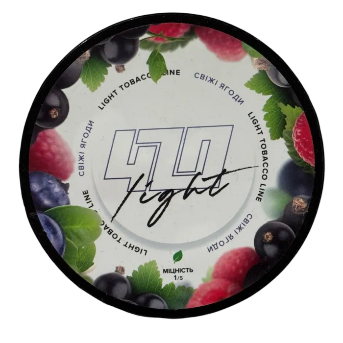 Табак для кальяна 4.20 Light Свежие-Ягоды 100г