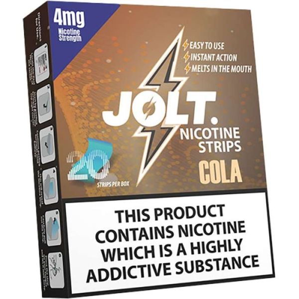 Jolt. Nicotine Strips Cola 4mg