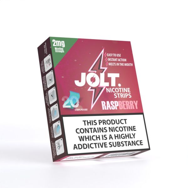 Jolt. Nicotine Strips Raspberry 2mg
