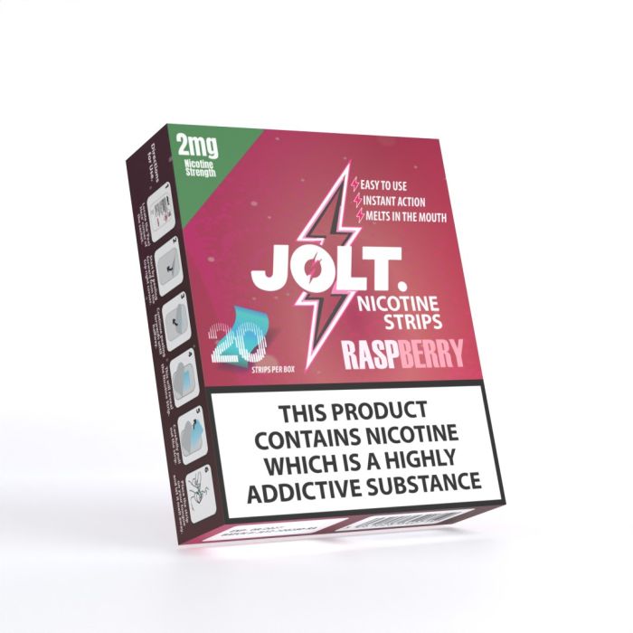 Jolt. Nicotine Strips Raspberry 2mg