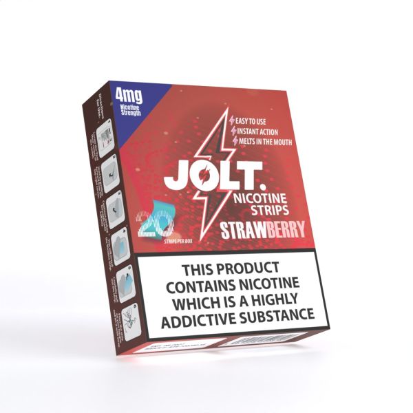 Jolt. Nicotine Strips Strawberry 4mg