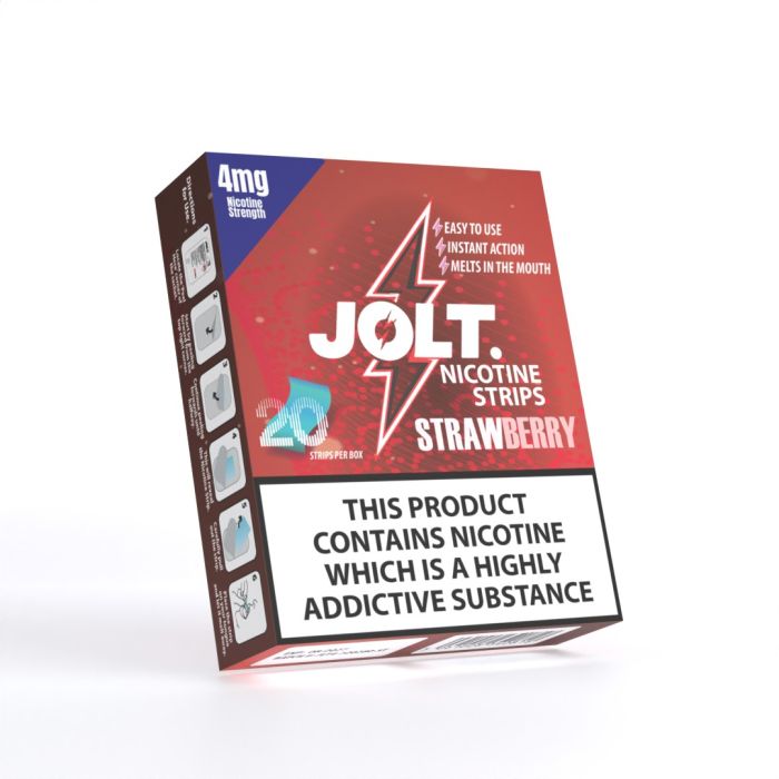 Jolt. Nicotine Strips Strawberry 4mg