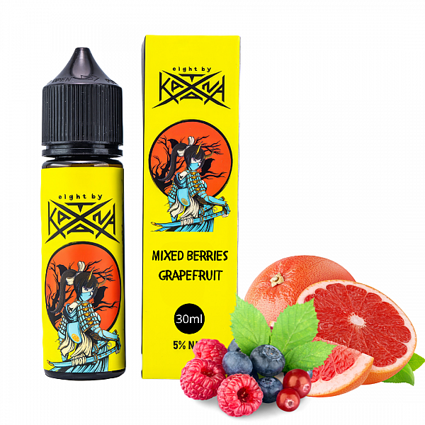 Eight by Katana Mixed Berries Grapefruit (Ягоди, Грейпфрут) 30мл 50мг
