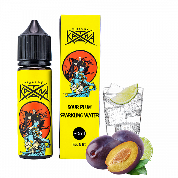 Eight by Katana Sour Plum Sparkling Water (Кисла Слива, Газована Вода) 30мл 50мг