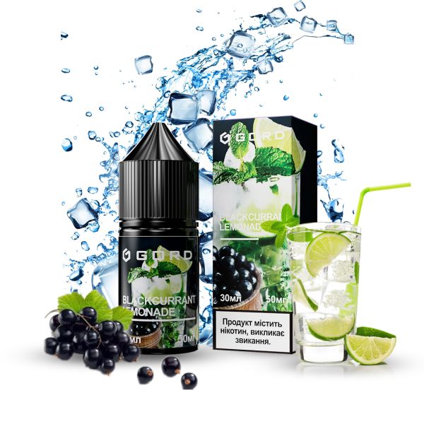 Сольова Рідина Gord Blackcurrant Lemonade 30 ml