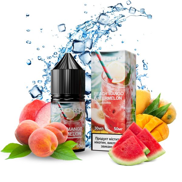 Сольова Рідина Gord Peach Mango Watermelon 30 ml