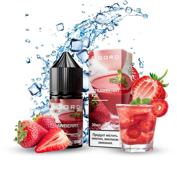 Солевая Жидкость Gord Strawberry Ice 30 ml