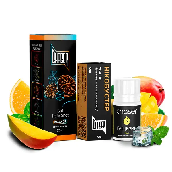 Набор Chaser Black Bali Triple 30 ml
