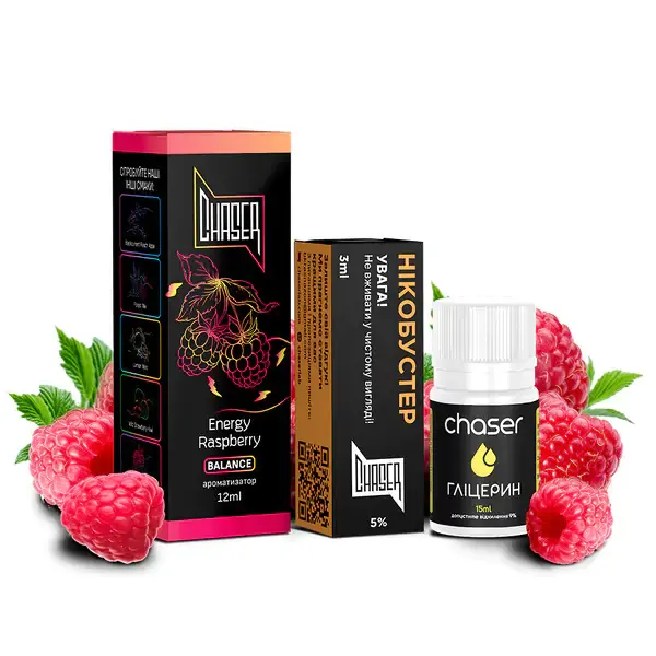 Набор Chaser Black Energy Raspberry 30 ml