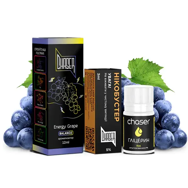 Набір Chaser Black Grape Energy 30 ml