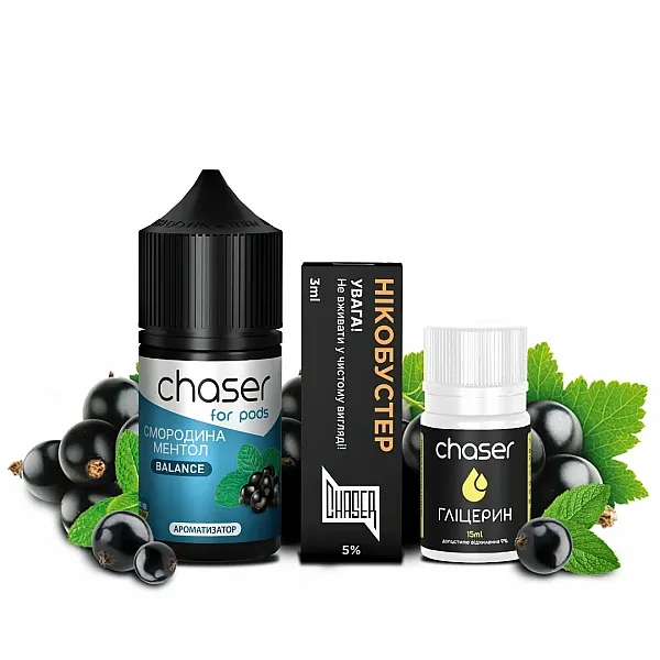 Набор Chaser Currant Menthol 30 ml