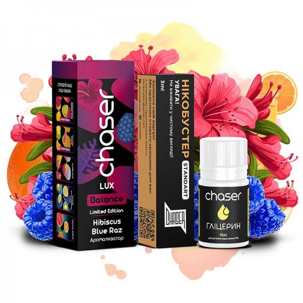 Набір Chaser Lux Hibiscus Blue Raz 30 ml