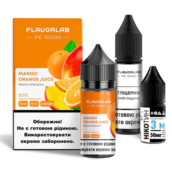 Набор Flavorlab PE 10000 Mango Orange Juice 30 ml