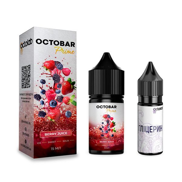 Набор Octobar Prime 15ml Berry Juice