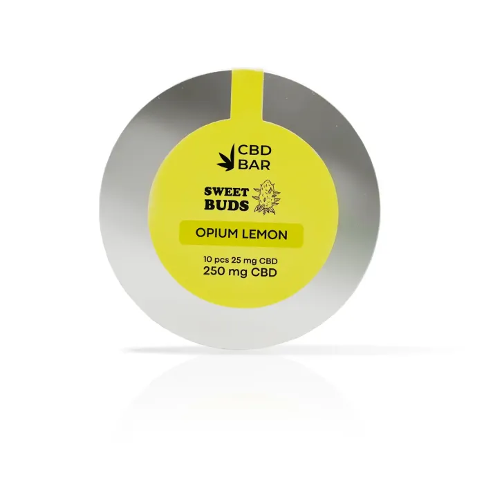 Sweet buds Opium Lemon 100г 25мг CBD в молочном шоколаде