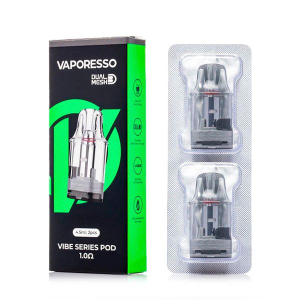 Картридж Vaporesso Vibe 4.5ml 0.8om Dual Mesh Pod (цена за 1шт)