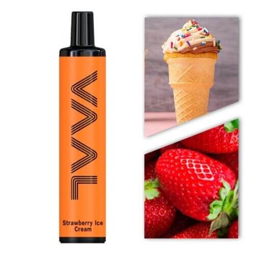VAAL 1500 Strawberry Ice Cream (Полуничне морозиво) 5%